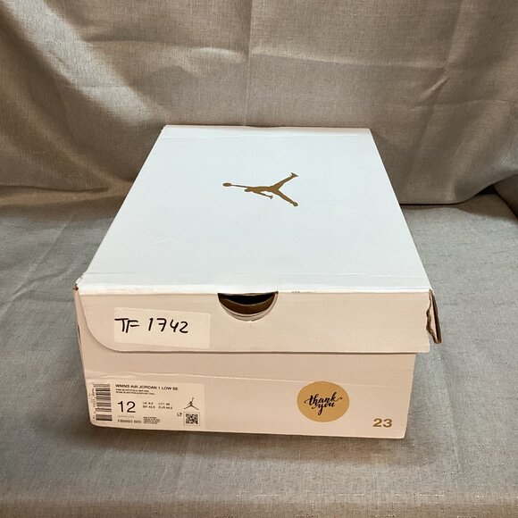 FB9893-600 Nike Air Jordan 1 Low SE Pink Blast Chile Red Sail (Women's) - Picture 2 of 12